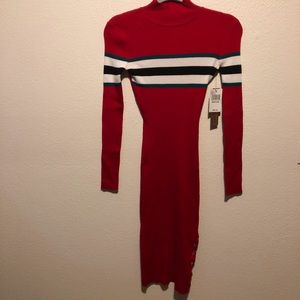 Almost Famous Sweater Women’s Red Dress M